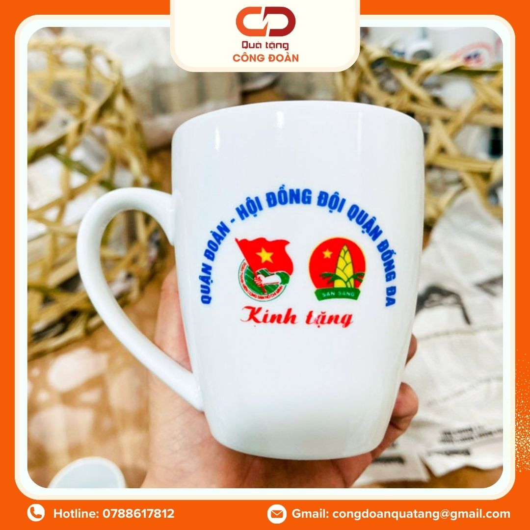 Cốc sứ in logo