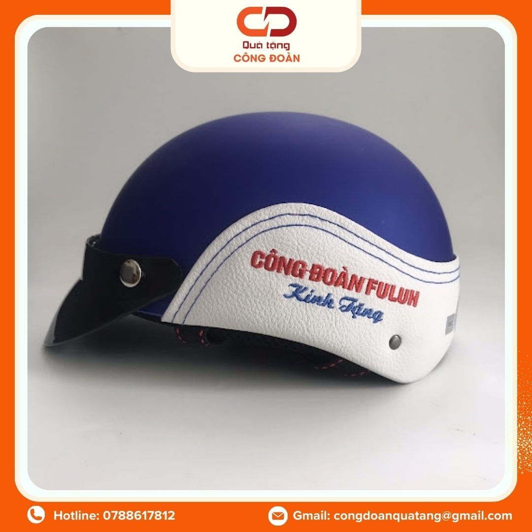 Mũ bảo hiểm in logo công đoàn