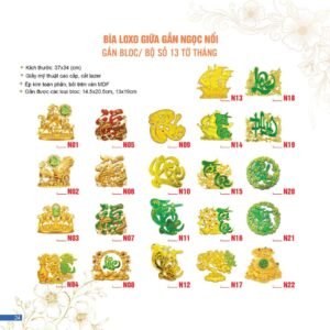 Lịch Bìa Treo 2027 AC Mẫu AC15 (37 x 34 cm) Quà Tết Công Đoàn Đầy Đủ Hóa Đơn VAT in logo doanh nghiệp quà tặng Tết tại Quà Tặng Công Đoàn