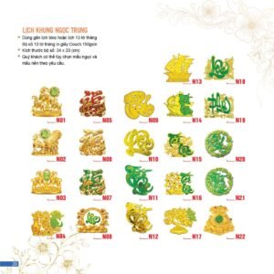 Lịch Bloc 2027 AC Mẫu AC20 (34 x 20 cm) Quà Tết Công Đoàn Đầy Đủ Hóa Đơn VAT in logo doanh nghiệp quà tặng Tết tại Quà Tặng Công Đoàn