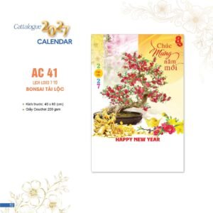 Lịch Bloc 2027 AC Mẫu AC41 (40 x 60 cm) Quà Tết Công Đoàn Đầy Đủ Hóa Đơn VAT in logo doanh nghiệp quà tặng Tết tại Quà Tặng Công Đoàn