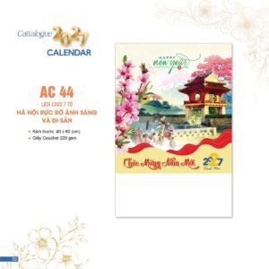 Lịch Bloc 2027 AC Mẫu AC44 (40 x 60 cm) Quà Tết Công Đoàn Đầy Đủ Hóa Đơn VAT in logo doanh nghiệp quà tặng Tết tại Quà Tặng Công Đoàn