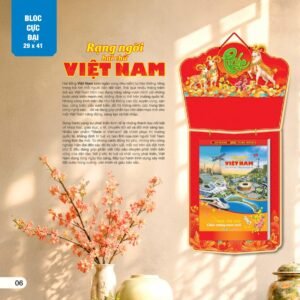 Lịch Bloc Cực Đại 2027 AH Mẫu AH02 (29 x 41 cm) Quà Tết Công Đoàn Đầy Đủ Hóa Đơn VAT in logo doanh nghiệp quà tặng Tết tại Quà Tặng Công Đoàn