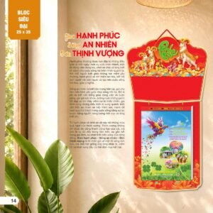 Lịch Bloc Siêu Đại 2027 AH Mẫu AH06 (25 x 35cm) Quà Tết Công Đoàn Đầy Đủ Hóa Đơn VAT in logo doanh nghiệp quà tặng Tết tại Quà Tặng Công Đoàn