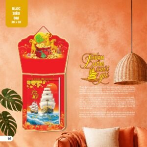 Lịch Bloc Siêu Đại 2027 AH Mẫu AH07 - An Khang Thịnh Vượng (20 x 30cm) Quà Tết Công Đoàn Đầy Đủ Hóa Đơn VAT in logo doanh nghiệp quà tặng Tết tại Quà Tặng Công Đoàn