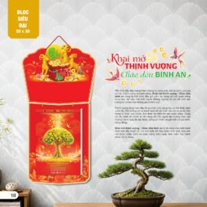 Lịch Bloc Siêu Đại 2027 AH Mẫu AH08 (20 x 30cm) Quà Tết Công Đoàn Đầy Đủ Hóa Đơn VAT in logo doanh nghiệp quà tặng Tết tại Quà Tặng Công Đoàn
