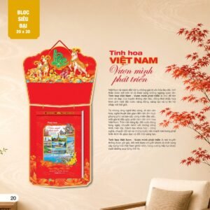 Lịch Bloc Siêu Đại 2027 AH Mẫu AH09 (20 x 30cm) Quà Tết Công Đoàn Đầy Đủ Hóa Đơn VAT in logo doanh nghiệp quà tặng Tết tại Quà Tặng Công Đoàn