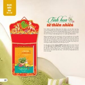 Lịch Bloc Siêu Đại 2027 AH Mẫu AH10 (20 x 30cm) Quà Tết Công Đoàn Đầy Đủ Hóa Đơn VAT in logo doanh nghiệp quà tặng Tết tại Quà Tặng Công Đoàn