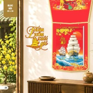 Lịch Bloc Siêu Đại 2027 AH Mẫu AH12 (20 x 30 cm) Quà Tết Công Đoàn Đầy Đủ Hóa Đơn VAT in logo doanh nghiệp quà tặng Tết tại Quà Tặng Công Đoàn