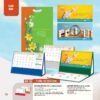 Lịch Bàn Chữ M (Có Note 52 Tuần) 2027 AH Mẫu AH52 (24 x 16cm) Quà Tết Công Đoàn Đầy Đủ Hóa Đơn VAT in logo doanh nghiệp quà tặng Tết tại Quà Tặng Công Đoàn