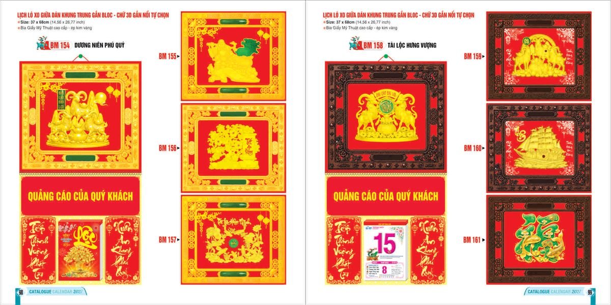 Lịch Bloc 2027 Bình Minh BM49 Quà Tết Công Đoàn Đầy Đủ Hóa Đơn VAT