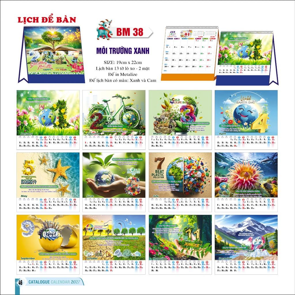 Lịch Để Bàn Ba Nhất Ba Nhất 2027 BN510 Quà Tết Công Đoàn Đầy Đủ Hóa Đơn VAT Lịch Để Bàn Ba Nhất Ba Nhất 2027 BN510 Quà Tết Công Đoàn Đầy Đủ Hóa Đơn VAT