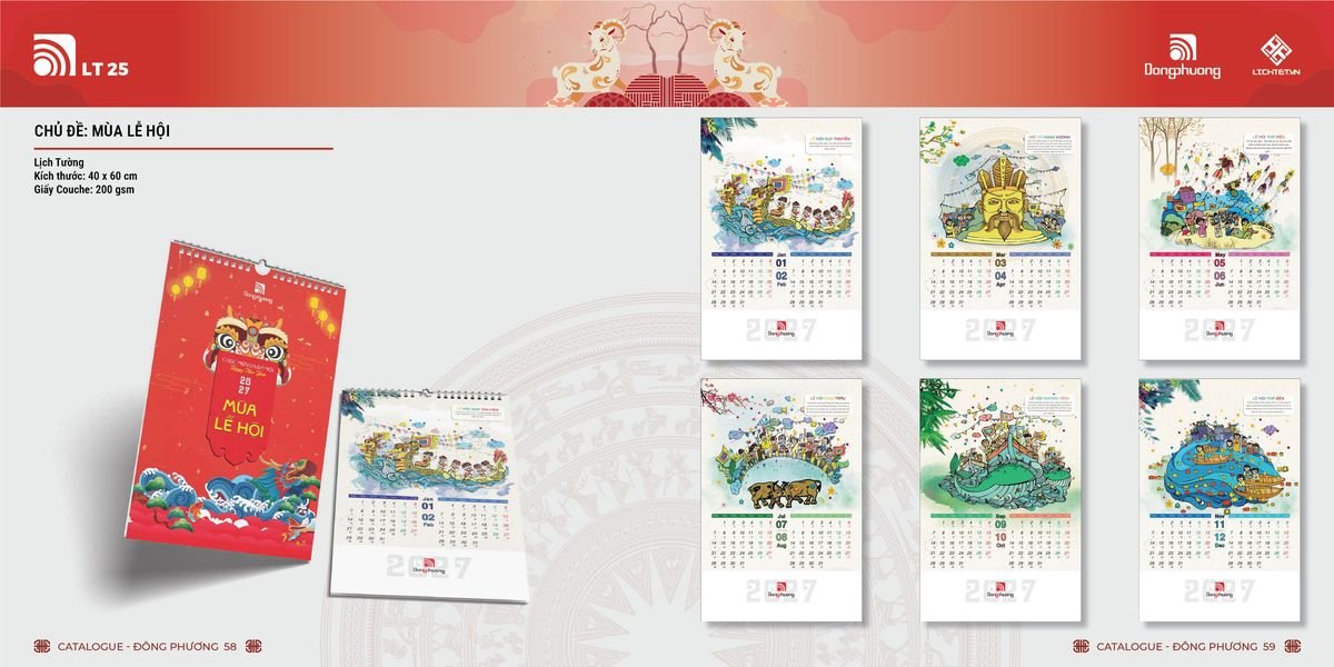 Lịch Bloc Đông Phương 2027 DP28 Quà Tết Công Đoàn Đầy Đủ Hóa Đơn VAT