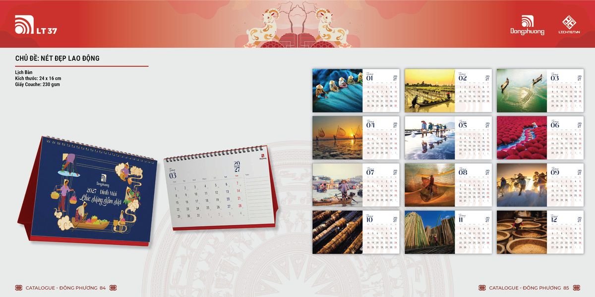 Lịch Bloc Đông Phương 2027 DP41 Quà Tết Công Đoàn Đầy Đủ Hóa Đơn VAT Lịch Bloc Đông Phương 2027 DP41 Quà Tết Công Đoàn Đầy Đủ Hóa Đơn VAT