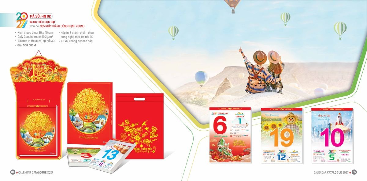 Lịch Bloc Hoa Niên 2027 ĐP DPHN01 Quà Tết Công Đoàn Đầy Đủ Hóa Đơn VAT Lịch Bloc Hoa Niên 2027 ĐP DPHN01 Quà Tết Công Đoàn Đầy Đủ Hóa Đơn VAT