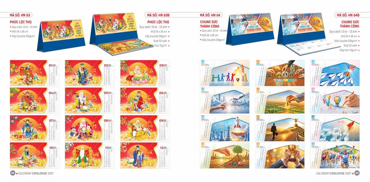 Lịch Bloc Hoa Niên 2027 ĐP DPHN46 Quà Tết Công Đoàn Đầy Đủ Hóa Đơn VAT