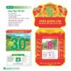 Lịch Bloc Đại Đặc Biệt 2027 HBT Mẫu HBT166 - Lộc Xuân (17 x 24cm) Quà Tết Công Đoàn Đầy Đủ Hóa Đơn VAT in logo doanh nghiệp quà tặng Tết tại Quà Tặng Công Đoàn