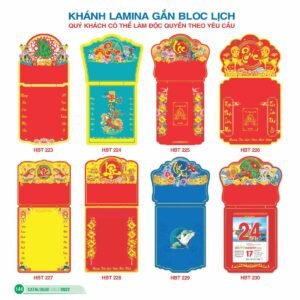 Lịch Bìa Treo 2027 HBT Mẫu HBT229 (40 x 62 cm) Quà Tết Công Đoàn Đầy Đủ Hóa Đơn VAT in logo doanh nghiệp quà tặng Tết tại Quà Tặng Công Đoàn