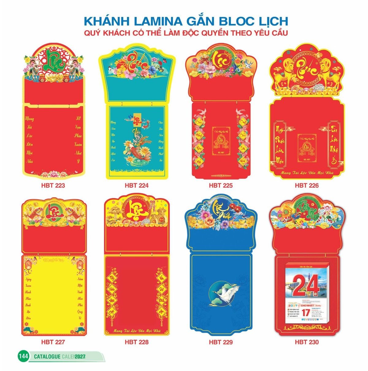 Lịch Bìa Treo 2027 HBT Mẫu HBT231 (40 x 62 cm) Quà Tết Công Đoàn Đầy Đủ Hóa Đơn VAT Lịch Bìa Treo 2027 HBT Mẫu HBT231 (40 x 62 cm) Quà Tết Công Đoàn Đầy Đủ Hóa Đơn VAT in logo doanh nghiệp quà tặng Tết tại Quà Tặng Công Đoàn