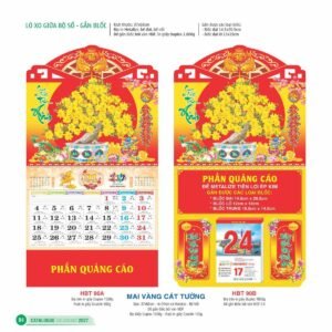 Lịch Treo Tường Lò Xo 2027 HBT Mẫu HBT91B (11  x  12 cm) Quà Tết Công Đoàn Đầy Đủ Hóa Đơn VAT in logo doanh nghiệp quà tặng Tết tại Quà Tặng Công Đoàn