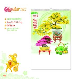 Lịch Treo Tường Lò Xo 2027 MT Mẫu MT30 (40 x 60cm) Quà Tết Công Đoàn Đầy Đủ Hóa Đơn VAT in logo doanh nghiệp quà tặng Tết tại Quà Tặng Công Đoàn