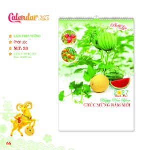 Lịch Treo Tường Lò Xo 2027 MT Mẫu MT33 (40 x 60cm) Quà Tết Công Đoàn Đầy Đủ Hóa Đơn VAT in logo doanh nghiệp quà tặng Tết tại Quà Tặng Công Đoàn