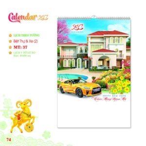 Lịch Treo Tường Lò Xo 2027 MT Mẫu MT37 (40 x 60cm) Quà Tết Công Đoàn Đầy Đủ Hóa Đơn VAT in logo doanh nghiệp quà tặng Tết tại Quà Tặng Công Đoàn
