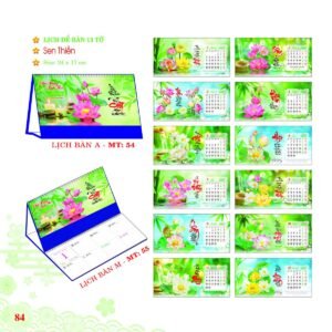 Lịch Để Bàn 2027 MT Mẫu MT54 (24 x 17cm) Quà Tết Công Đoàn Đầy Đủ Hóa Đơn VAT in logo doanh nghiệp quà tặng Tết tại Quà Tặng Công Đoàn