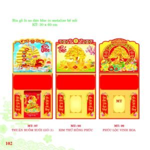 Bìa Lò Xo Dán Bloc 2027 MT Mẫu MT97 - Thuận Buồm Xuôi Gió (30 x 60cm) Quà Tết Công Đoàn Đầy Đủ Hóa Đơn VAT in logo doanh nghiệp quà tặng Tết tại Quà Tặng Công Đoàn