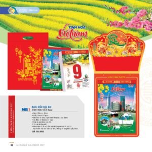 Lịch Bloc Siêu Cực Đại 2027 NB Mẫu NB1 (38 x 53 cm) Quà Tết Công Đoàn Đầy Đủ Hóa Đơn VAT in logo doanh nghiệp quà tặng Tết tại Quà Tặng Công Đoàn