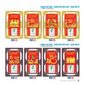 Lịch Bloc 2027 NB Mẫu NB129 - An Khang Thịnh Vượng (55  x  85 cm) Quà Tết Công Đoàn Đầy Đủ Hóa Đơn VAT in logo doanh nghiệp quà tặng Tết tại Quà Tặng Công Đoàn