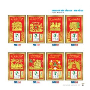 Lịch Bloc 2027 NB Mẫu NB146 (49  x  78 cm) Quà Tết Công Đoàn Đầy Đủ Hóa Đơn VAT in logo doanh nghiệp quà tặng Tết tại Quà Tặng Công Đoàn