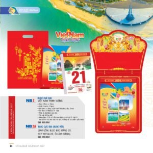 Lịch Bìa Treo 2027 NB Mẫu NB2A (29 x 41 cm) Quà Tết Công Đoàn Đầy Đủ Hóa Đơn VAT in logo doanh nghiệp quà tặng Tết tại Quà Tặng Công Đoàn