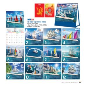 Lịch Bloc 2027 NB Mẫu NB314 (31 x 202 cm) Quà Tết Công Đoàn Đầy Đủ Hóa Đơn VAT in logo doanh nghiệp quà tặng Tết tại Quà Tặng Công Đoàn