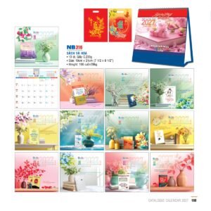 Lịch Bloc 2027 NB Mẫu NB316 (29 x 41 cm) Quà Tết Công Đoàn Đầy Đủ Hóa Đơn VAT in logo doanh nghiệp quà tặng Tết tại Quà Tặng Công Đoàn