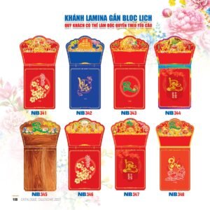 Lịch Bloc 2027 NB Mẫu NB346 (29 x 41 cm) Quà Tết Công Đoàn Đầy Đủ Hóa Đơn VAT in logo doanh nghiệp quà tặng Tết tại Quà Tặng Công Đoàn