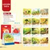 Lịch Bàn Chữ A 2027 NHA Mẫu NHA94 (17 x 19cm) Quà Tết Công Đoàn Đầy Đủ Hóa Đơn VAT in logo doanh nghiệp quà tặng Tết tại Quà Tặng Công Đoàn