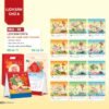 Lịch Bàn Chữ A 2027 NHA Mẫu NHA98 (17 x 19cm) Quà Tết Công Đoàn Đầy Đủ Hóa Đơn VAT in logo doanh nghiệp quà tặng Tết tại Quà Tặng Công Đoàn