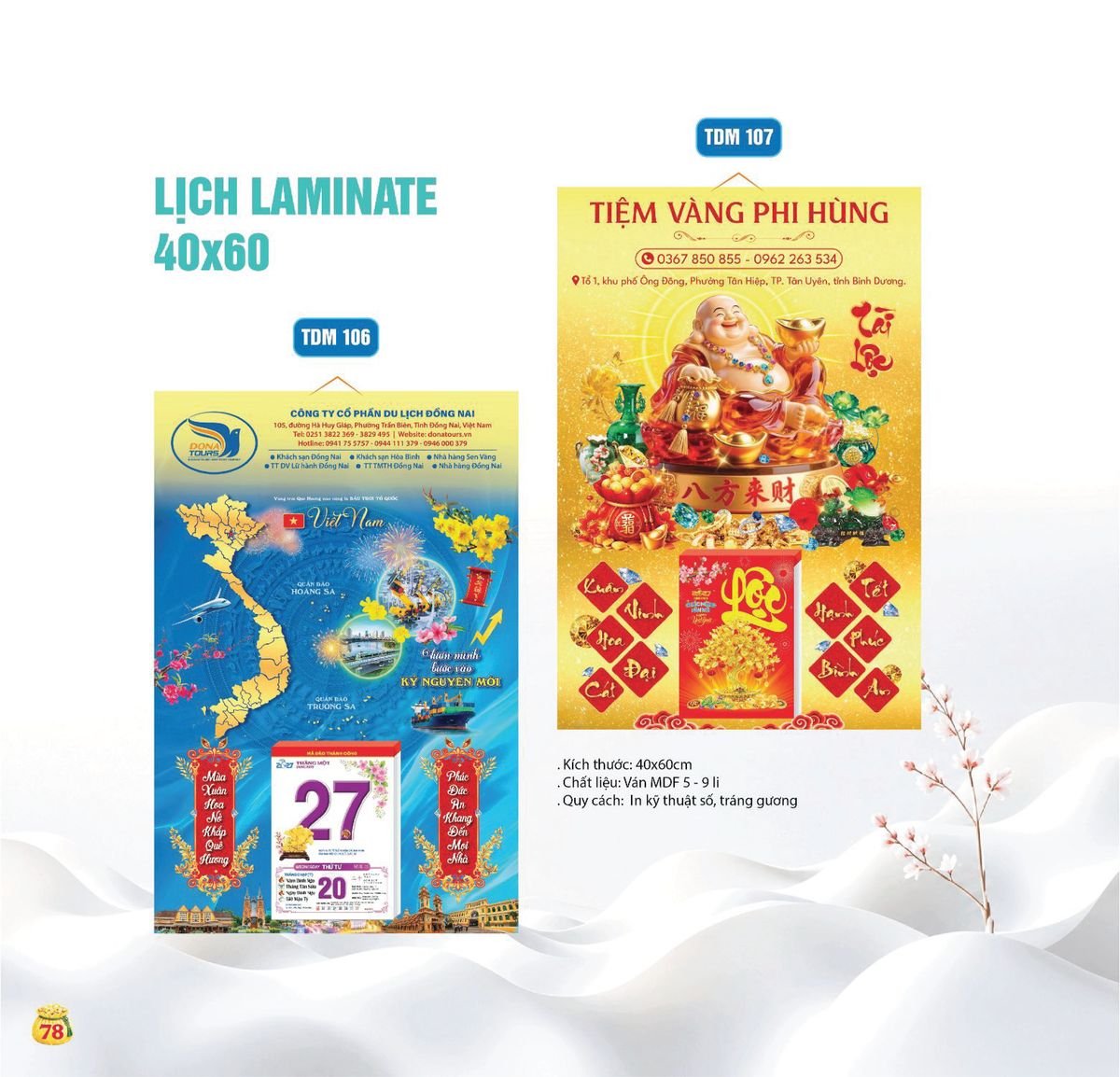 Lịch Bloc Siêu Cực Đại 2027 TDM TDM75 Quà Tết Công Đoàn Đầy Đủ Hóa Đơn VAT