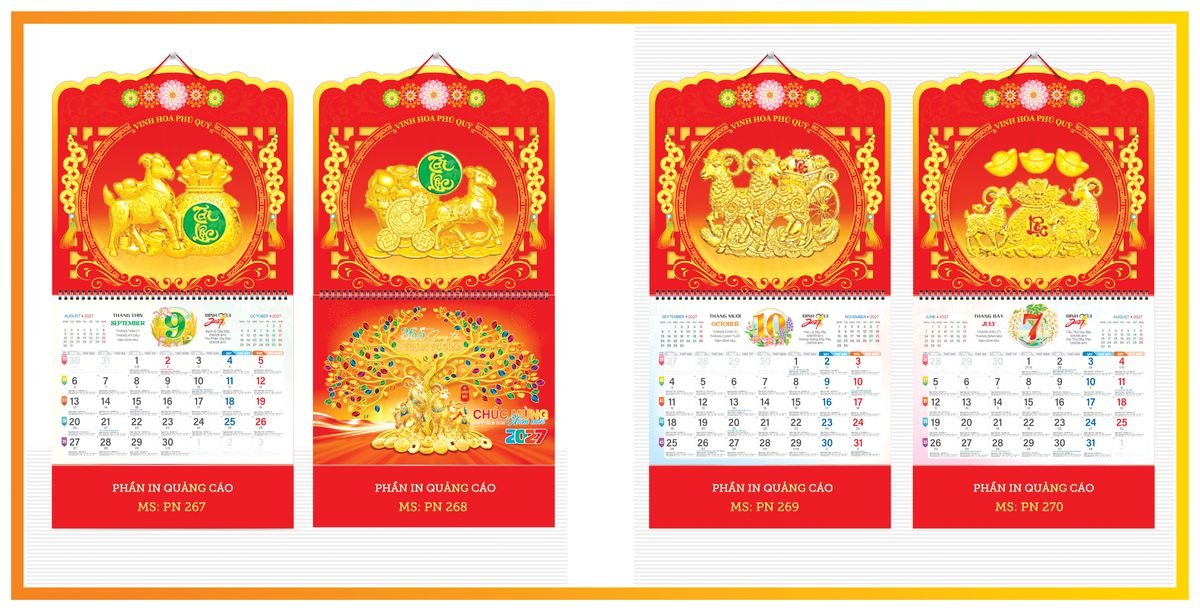 Lịch 13 Tờ Tân Phương Nam TPN13T11 Quà Tết Công Đoàn Đầy Đủ Hóa Đơn VAT