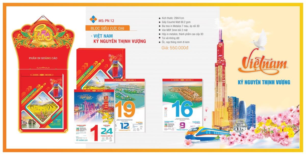 Lịch Bloc Tân Phương Nam 2027 TPNBLOC14 Quà Tết Công Đoàn Đầy Đủ Hóa Đơn VAT