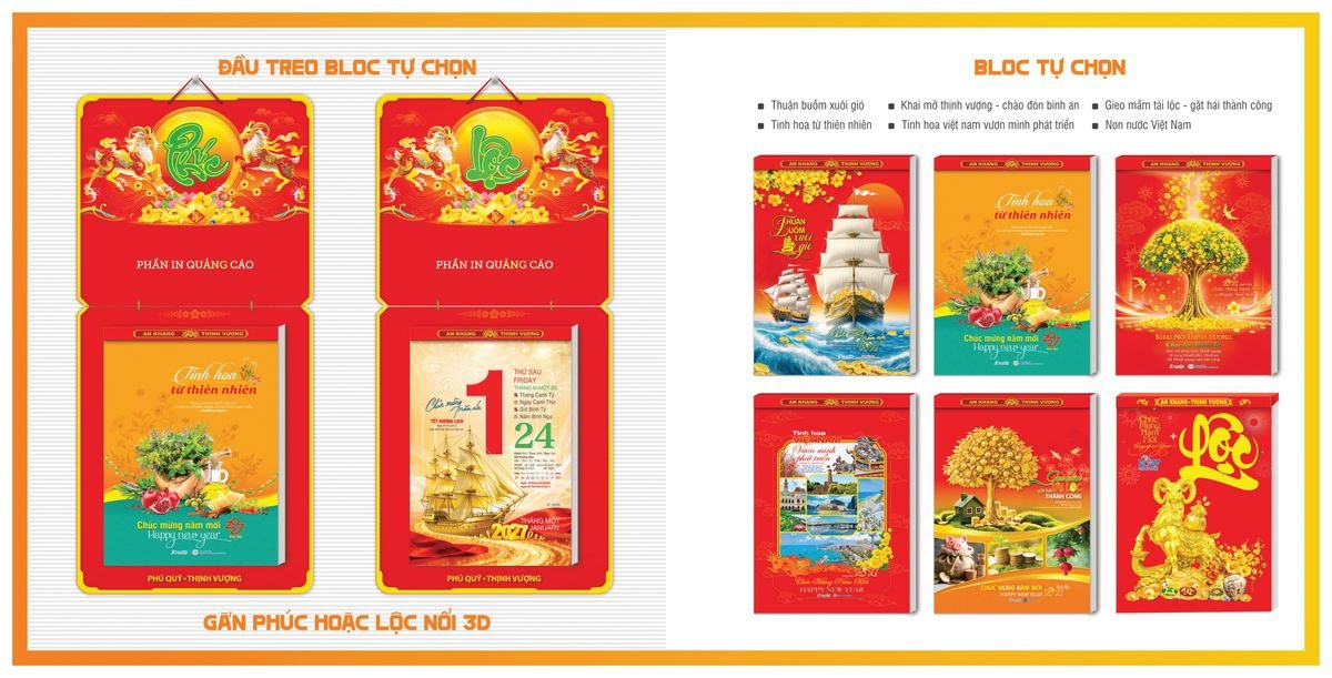 Lịch Bloc TPN 2027 TPNBLOC50 Quà Tết Công Đoàn Đầy Đủ Hóa Đơn VAT
