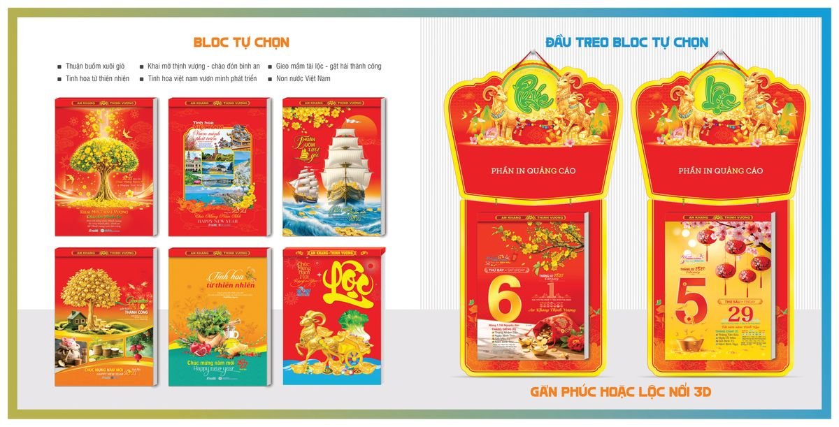 Lịch Bloc TPN 2027 TPNBLOC52 Quà Tết Công Đoàn Đầy Đủ Hóa Đơn VAT