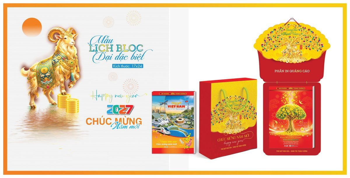 Lịch Bloc TPN 2027 TPNBLOC53 Quà Tết Công Đoàn Đầy Đủ Hóa Đơn VAT