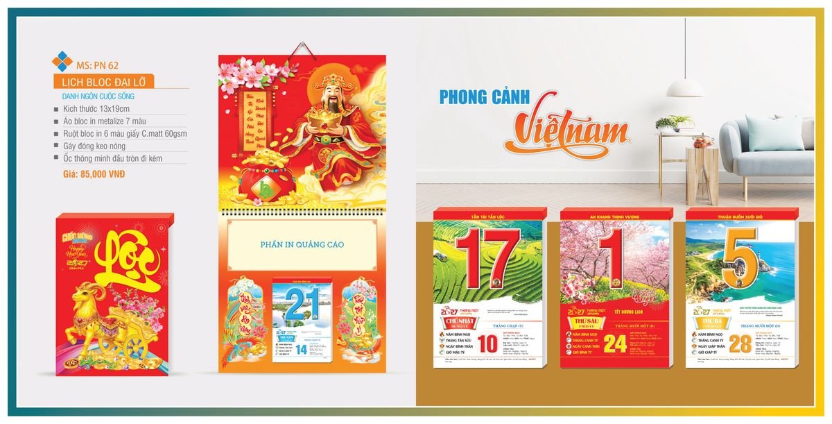 Lịch Bloc TPN 2027 TPNBLOC69 Quà Tết Công Đoàn Đầy Đủ Hóa Đơn VAT