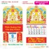 Lịch Treo Tường Lò Xo 2027 TS Mẫu TS-10 (37 x 70 cm) Quà Tết Công Đoàn Đầy Đủ Hóa Đơn VAT