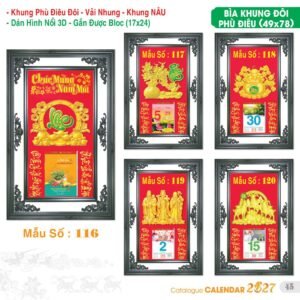 Lịch Bloc Đại Đặc Biệt 2027 TS Mẫu TS-46 (17 x 24 cm) Quà Tết Công Đoàn Đầy Đủ Hóa Đơn VAT