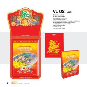 Lịch Bloc Siêu Cực Đại 2027 VL Mẫu VL02 (38 x 53 cm) Quà Tết Công Đoàn Đầy Đủ Hóa Đơn VAT in logo doanh nghiệp quà tặng Tết tại Quà Tặng Công Đoàn