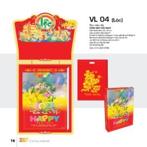Lịch Bloc Siêu Đại 2027 VL Mẫu VL04 (20 x 30cm) Quà Tết Công Đoàn Đầy Đủ Hóa Đơn VAT in logo doanh nghiệp quà tặng Tết tại Quà Tặng Công Đoàn