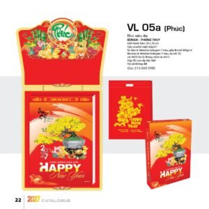 Lịch Bloc Siêu Đại 2027 VL Mẫu VL05A (20 x 30cm) Quà Tết Công Đoàn Đầy Đủ Hóa Đơn VAT in logo doanh nghiệp quà tặng Tết tại Quà Tặng Công Đoàn